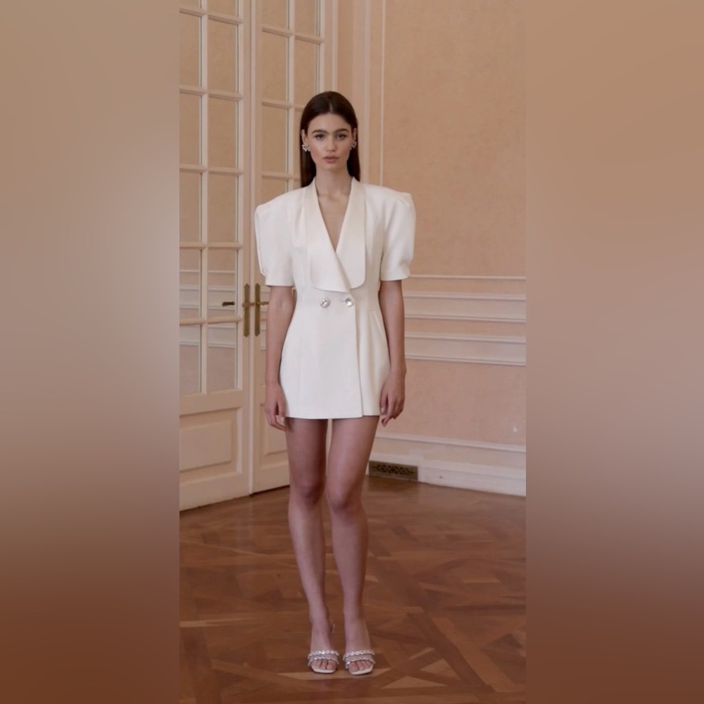 Nana Jacqueline Alia Dress White - Size small